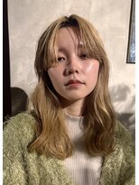 美容室 キムラ&nbsp;金髪　と　巻き髪