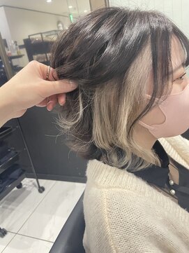 ヘアーデザイン ジェルム(Hair Design germe) ボブインナーカラー  #しのだスペシャル
