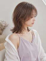 サンタフェ 日進岩崎台店(Santa'Fe)&nbsp;白髪ぼかし似合わせ/小顔カット/ミディアム/レイヤーカット