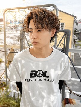 ユイマァルスロウ 岡山(YUIMARLSLOW) 岡山メンズサロン20代30代40代波巻きツイストスパイラルパーマ