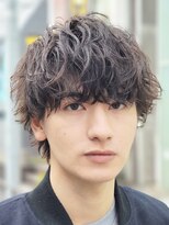 フィフス 大分(fifth)&nbsp;大分シャドウパーマメンズカットラウンドマッシュツーブロック