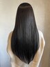 【自然な艶髪へ】髪質改善ストレート＋カット＋ショートスパ