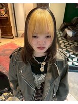 グッドフェローズ キタホリエ(GoodFellas kitahorie)&nbsp;インナーブリーチ×レイヤーミディアムの透け感カラー