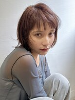 クラン 岡本(Chlan) ピンクベージュ ニュアンスショート