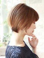 ヘアスタジオルース(HAIR STUDIO LUZ) 40代50代60代の大人ボブ/白髪ぼかしハイライト/堀江/北堀江