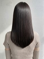 ライナス(Linus)&nbsp;美髪ストレート縮毛矯正前髪カット髪質改善透明感グレージュ