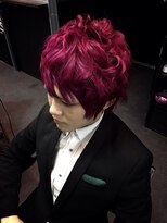 ゾーマ(ZOUMA) 派手髪カーリーレッド