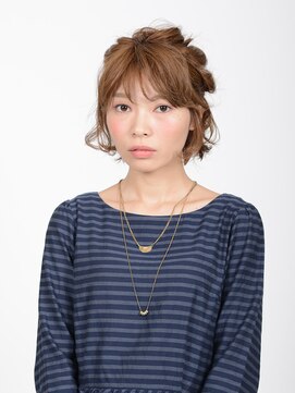 アース 北谷店(HAIR&MAKE EARTH) ダブルくるりんぱハーフアップ