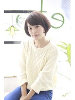ヘア アンド スパ エジェリ プリム(hair&spa egerie prime)&nbsp;大人可愛い♪リラックスショートボブ/アースカラー/30代40代50代