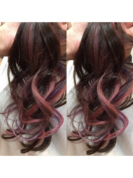 リブラ(Re:Bura) インナーカラーピンクハイライト【Re:Bura荏原中延/中延/馬込】