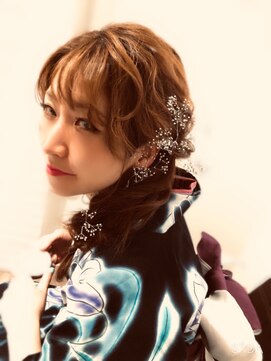 W エー 浴衣着付け+ヘアセット