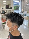 弱フェード!スタイリング補助パーマ