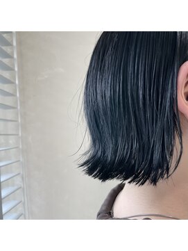 ファブ 千葉店(FaB) ぱつっとボブ/ボブ/カーキグレージュ/大人かわいい[千葉駅]