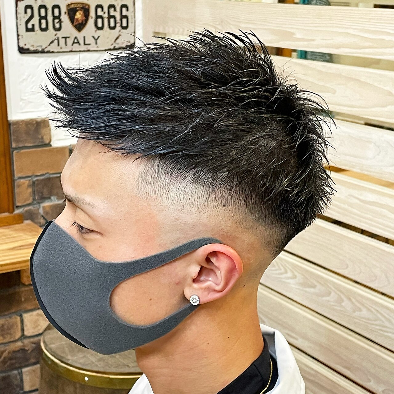 王道ジェットモヒカン×イケてるスキンフェード！：L146357088