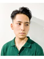 フジヤマ バーバー ショップ(FUJIYAMA BARBER SHOP)&nbsp;七三オールバックツイストパーマコンマヘア