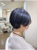 前髪長めのナチュラルショート【RENJISHI 宮本】side