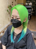 サムブリッジ(SOMEBRIDGE)&nbsp;☆ ブラックライトで光る　ネオンライム　★ （SOMEBRIDGE）