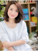 かき上げ大人かわいいダークアッシュボブc5戸田公園20代30代40代