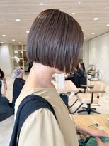 パーク(PAAQ) 【Yuki】ミニボブ/柔らかアッシュベージュ/丸みボブ