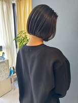 ジアン バイ ミルボン 西宮ガーデンズプラス(GIEN by milbon)&nbsp;ショートボブ/センターパート/ナチュラル/濱田 実果