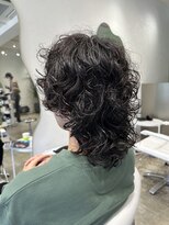 サビィ(Sabby)&nbsp;ウルフパーマ/メンズ/スパイラルパーマ/氏川洸希/多摩センター