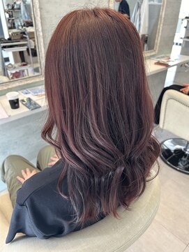 シャルムヘアー(charme hair) 艶感！ピンクカラー
