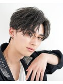 韓国ヘアニュアンスパーマカルマセンターパートコンマヘアウルフ