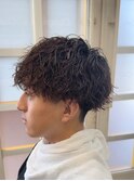 マッシュベース ツイストスパイラル メンズパーマ