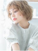 ハイトーンカラーマッシュウルフボブパーマc5上尾20代30代40代