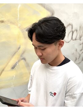 ビカムメンズヘアー 栄店(become men's hair) 毛流れニュアンスセンターパート