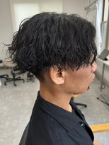 フゥ 宇都宮(FeU) 波巻きパーマメンズパーマメンズヘアツーブロックツイストパーマ