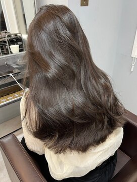 ドロシー 郡山桑野店(Dorothy) 黒髪ボブルフネビージュ小顔ワンレン