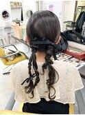 編み下ろしツイン