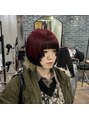 ラフィス ヘアー リノ 三宮店(La fith hair lino) -umbrella color--red-