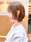 ショートウルフ×ひし形ショートボブ×前髪あり20代30代40代60代