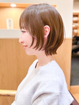 ルエ(rue) ショートウルフ×ひし形ショートボブ×前髪あり20代30代40代60代