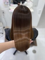 ハピネス 梅田茶屋町店(HAPPINESS)&nbsp;韓国風/レイヤーカット/顔周り/顔まわり/髪質改善/ベージュ