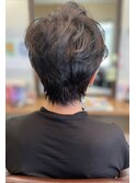 60代ミセスのコンサバショート