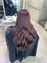 アソビ 表参道(ASOBI) ブリーチなしダブルカラー/ブリーチなし/表参道/ピンクカラー