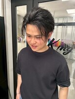 メンズサロン キング 枚方店(Men’s salon K!ng)&nbsp;波巻きツイストスパイラルパーマ/フェザーパーマ/眉毛/メンズ