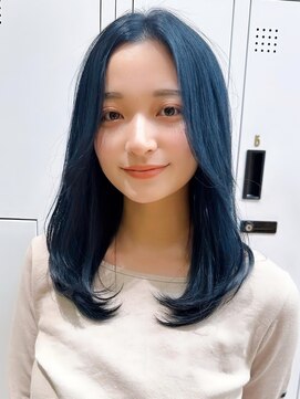 セイドット オモテサンドウ(Say. omotesando) Say.ロングレイヤーネイビーグリーンブルー韓国風表参道青山原宿