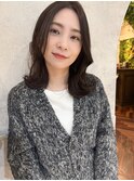 ● THOiRY女性らしい柔らかヘア似合わせ小顔ゆる巻きロング