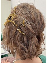 結婚式・コンサートなどのヘアセットもお任せください♪長時間崩れにくく、褒められるスタイルにー＊