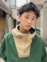 ヒュージ 三軒茶屋(huge)&nbsp;スパイキーショート/ダブルカラー/メンズカット/メンズ