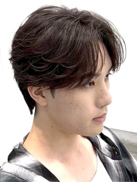 フィフス 渋谷(fifth) 渋谷メンズパーマシャドウパーマセンターパートフェザーパーマ