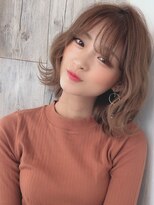 ローウェル(Rowel)&nbsp;ヌードベージュ×ナチュラルパーマ