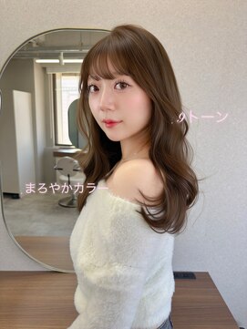 ボタン ハカタ(VOTAN hakata) 博多美容室/オリーブベージュ/レイヤーカット