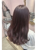 フッタ(Futta)&nbsp;バイオレットピンクブラウン×ロングスタイル【西武新宿駅】