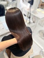 カシュカシュ 表参道(cache cache)&nbsp;自然な縮毛矯正ロング艶々ストレート