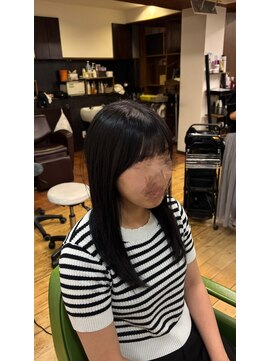 美容室 賀流。 サイドバング